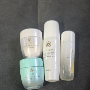 Tatcha Skincare Set - White, Cream, and Blue